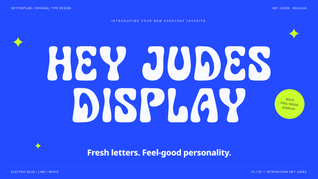 HEY JUDES DISPLAY — Display, Futuristic, Graffiti specimen